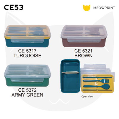 CE53 Plastic Lunch Box with Cutlery 24-25 catalogue