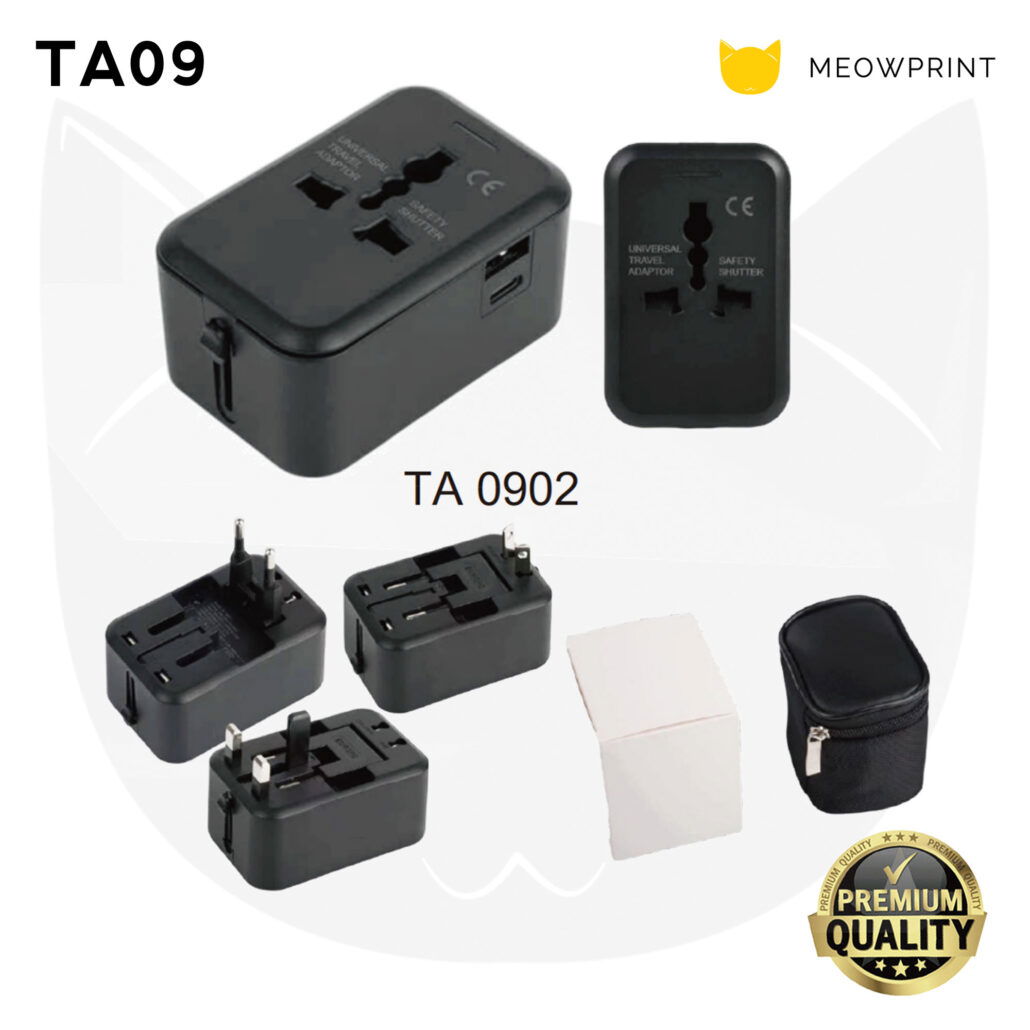 TA09 Travel Adapter with Pouch 24-25 catalogue