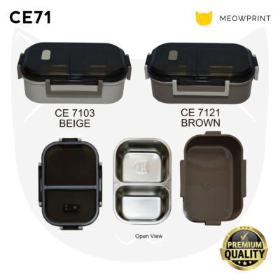 CE71 Stainless Steel Lunch Box with PP Lid 24-25 catalogue