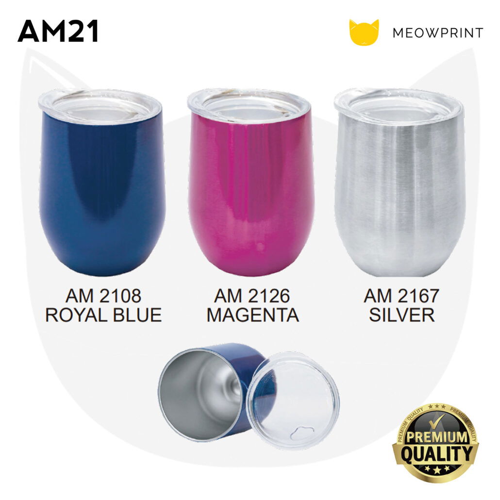 AM21 Stainless Steel Double-Wall Glossy Mug (350ml) 24-25 catalogue