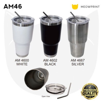 AM46 Stainless Steel Tumbler with PP Lid Straw (900ml) 24-25 catalogue