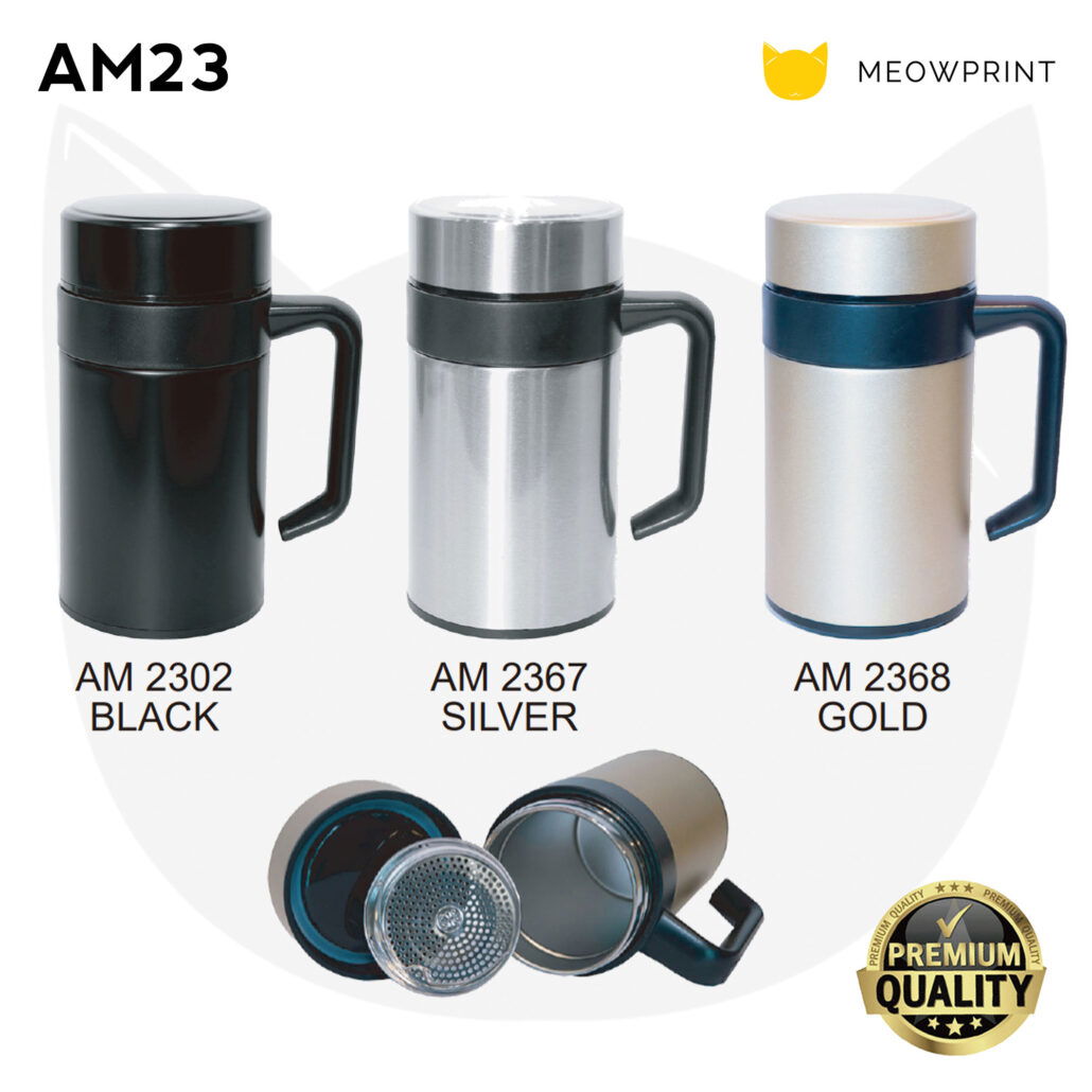 AM23 Stainless Steel Double-Wall Flask Mug (400ml) 24-25 catalogue