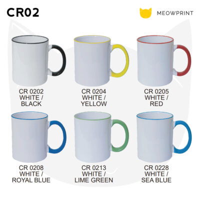 CR02 Colored-Handle Ceramic with Coating Mug (400ml) 24-25 catalogue