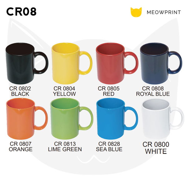 CR08 Plain Colored Mug (400ml) 24-25 catalogue