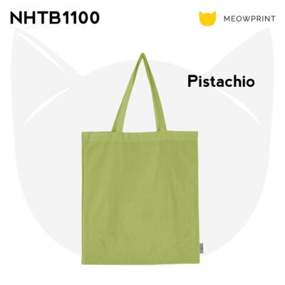 NHTB1100 Emrys Canvas Tote Bag (Flat) 24-25 pistachio color
