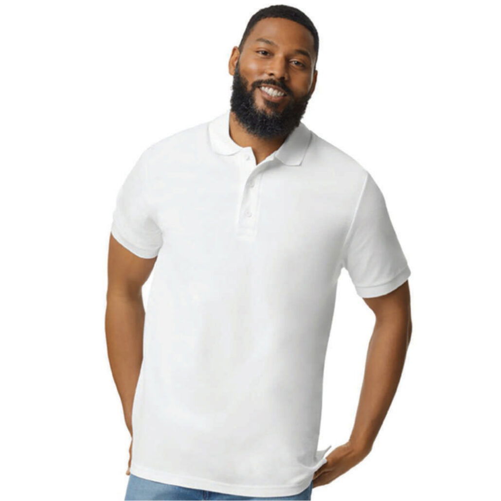 858A0 Gildan Hammer Cotton Pique Polo T-Shirt 24-25 product model 1