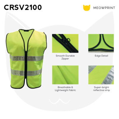 CRSV2100 Basic High Reflective Safety Vest Diamond 24-25 model 1