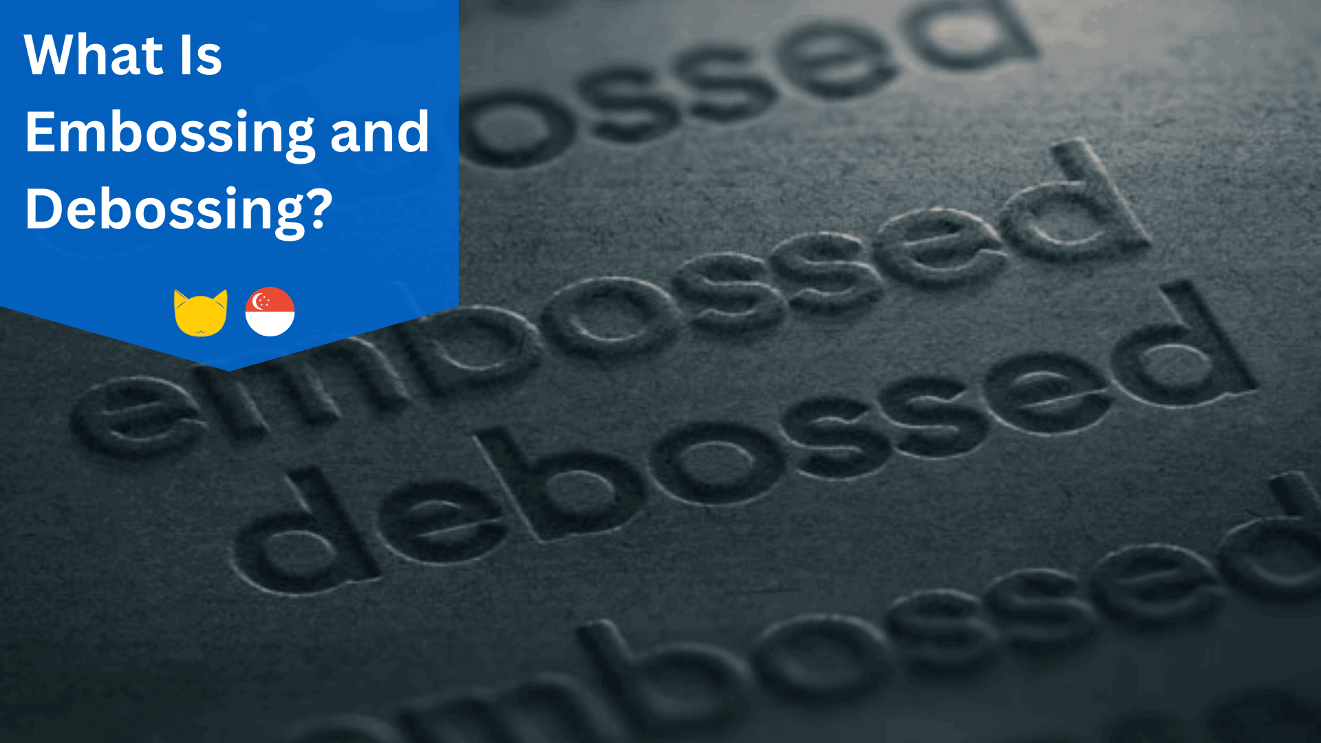 what is Emboss and deboss printing