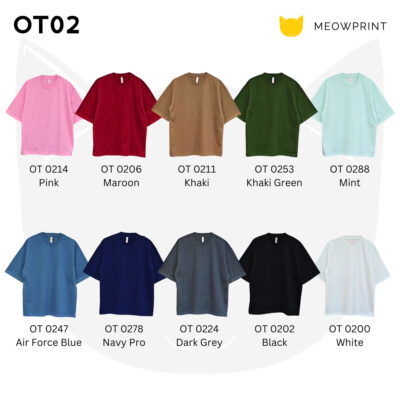 Oversized Crew Neck T-Shirt OT02 25-26 catalogue