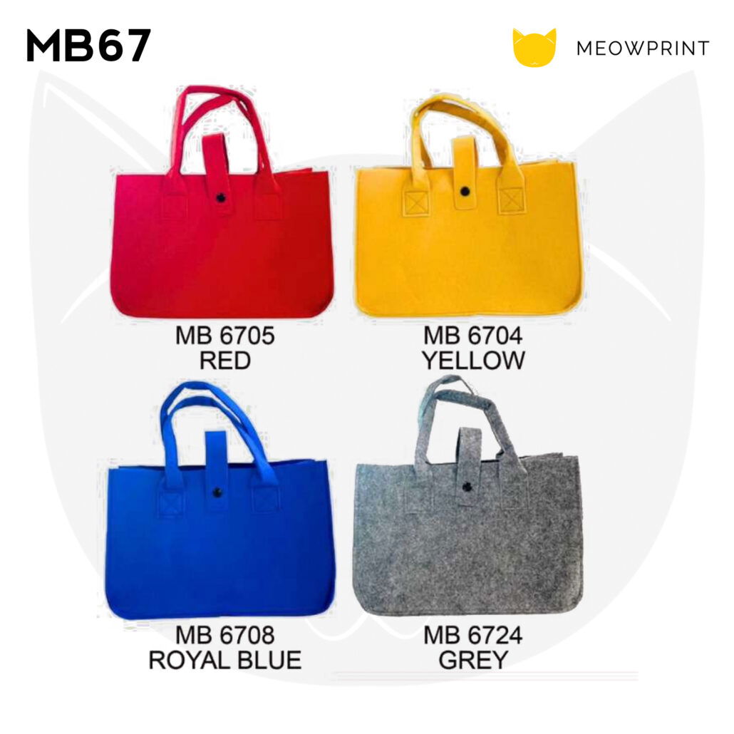 MB67 Multi-Purpose Felt Tote Bag 25-26 catalogue