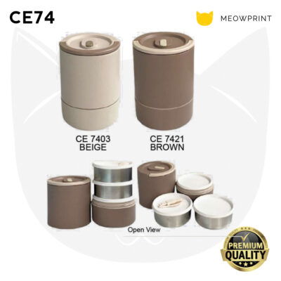 CE74 Stainless Steel Food Jar with PP Lid 25-26 catalogue