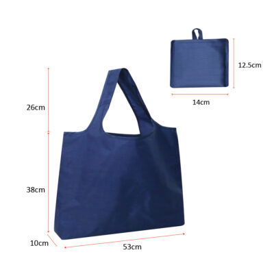 Reusable Large Foldable Tote Bag size