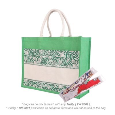 Jute Bag BS5245 w Add-On Twilly (3)