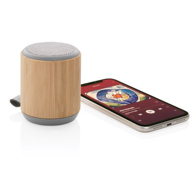 3W Portable Bamboo Mini Bluetooth Speaker (4)