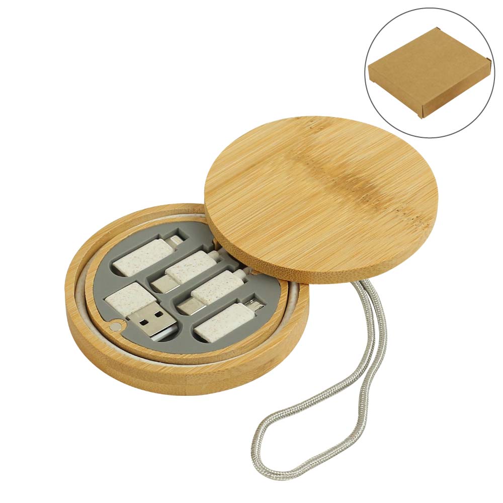 5-in-1 Bamboo Charging Cable Set (4)