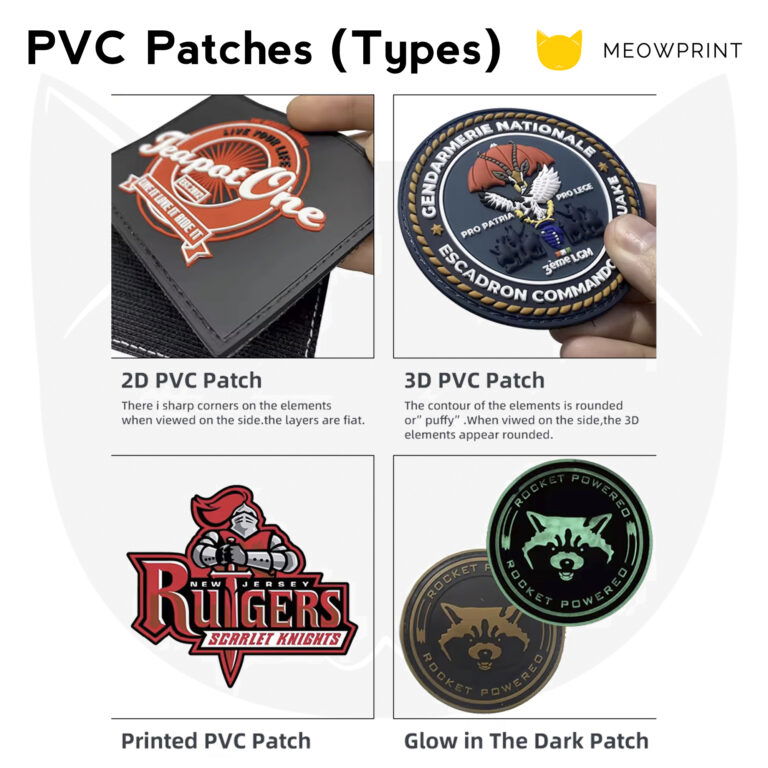 Custom Rubber PVC Patch (Customised from scratch) different types