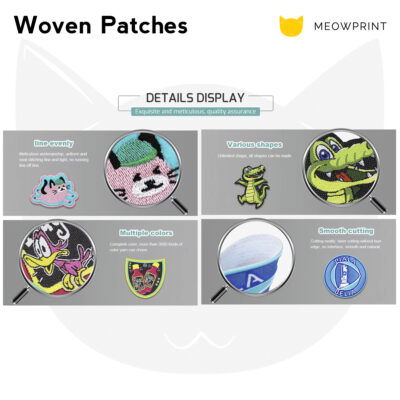 Custom Woven Patch (Customised from scratch) details