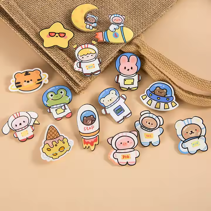 Custom Acrylic Pins (Customised from scratch) (2)