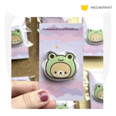 Custom Acrylic Pins (Customised from scratch) model 1
