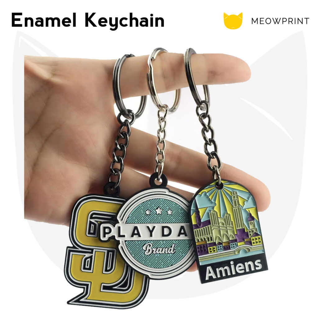 Bestselling Corporate Gifts - Custom Enamel Metal Keychain