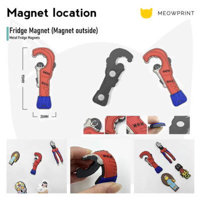Custom 2D3D PVC Fridge Magnets (Customised from scratch) casing 2