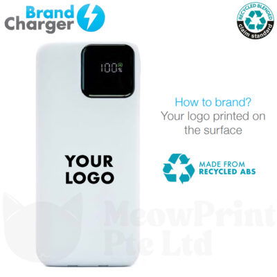 Powercharge 10,000 Eco Magnetic Wireless Powerbank 25-26 printing option
