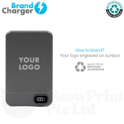 Powerwave 5000 Eco Magnetic Wireless Powerbank 25-26 printing options