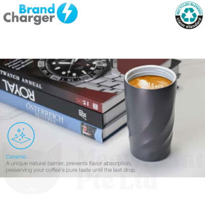 Vortex Calix Ceramica Eco Vacuum Tumbler (400ml) features 3