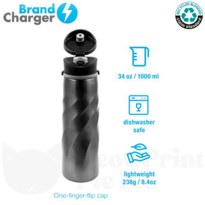Vortex Athletica Eco Stainless Steel Sports Bottle (1,000ml) 25-26 features 2