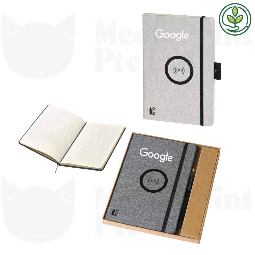RPET Wireless Charging Notebook Gift Set 25-26 catalogue