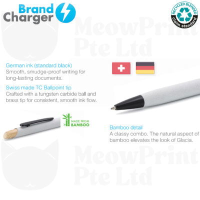 Glacia Eco Recycled Aluminium Pen features