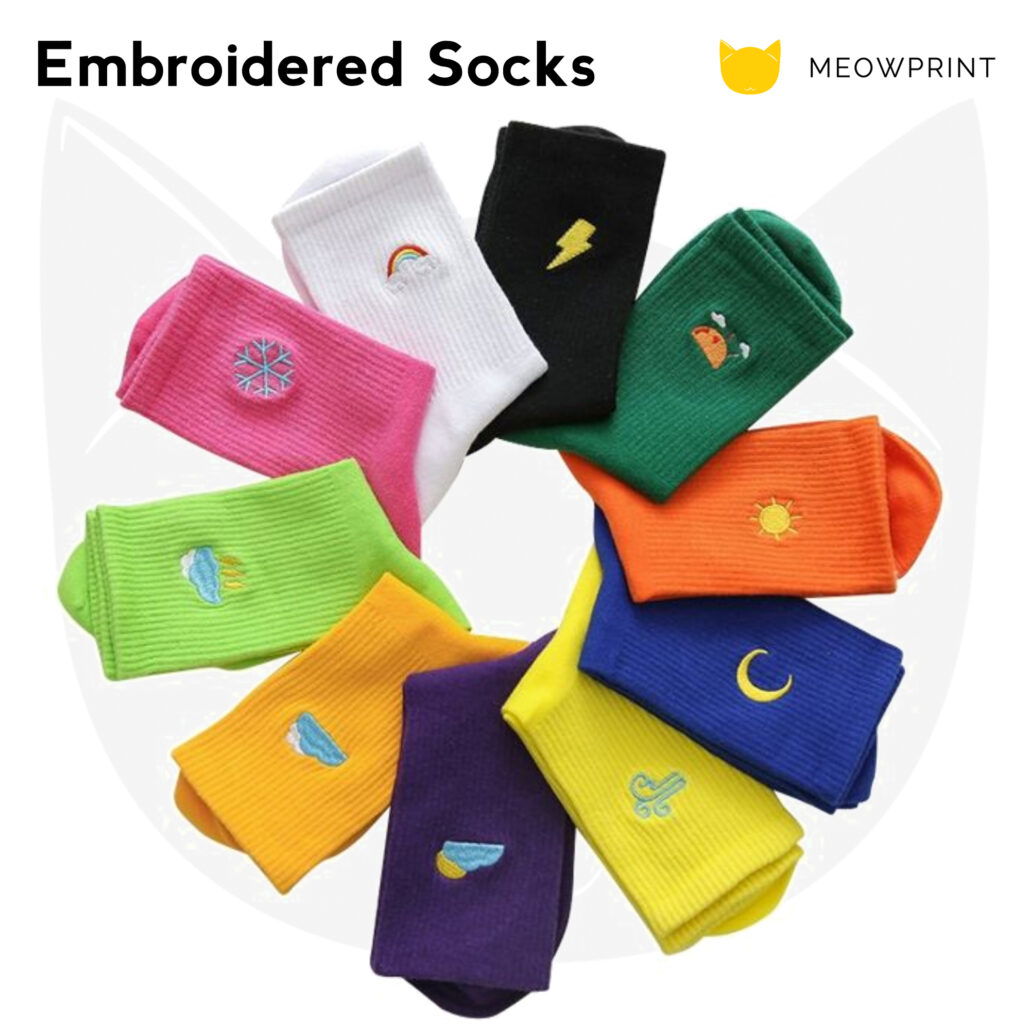 New Corporate Gifts - Custom Embroidered Socks