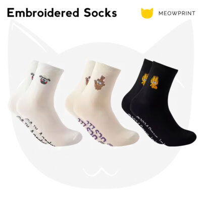 Custom Embroidered Socks 25-26 catalogue 2