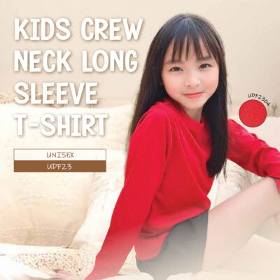 UDF23 Kids Anti-Odor Long-Sleeves Dri-Fit Eyelet T-Shirts 25-26 model 1